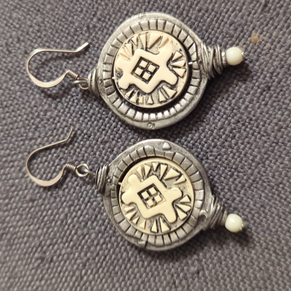 Women's beaded earrings.